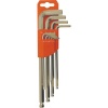 Metric Chrome Vanadium L-Wrench Ball Driver Set Photo