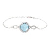 Civetta Spark Miranda Bracelet with Swarovski Aquamarine Crystal Photo