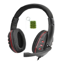 Q 925 Gaming Headset with Key Holder Black Red