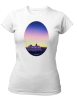 PepperSt Ladies White T-Shirt - Peace Landmark Photo