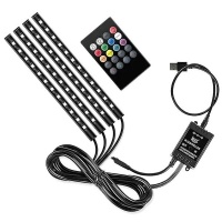 Car Atmosphere Strip Light with Wireless Remote Control LED