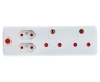 Electricmate 2X16 2x5Amp 3Pin Adaptor Surge Photo