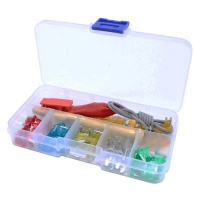 60 Piece Assorted Mini Blade Fuses Set for Vehicles with Test Pen