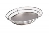Get Melamine Get Stainless Steel wire Oval bread basket with raised solid bottom 32cm Photo