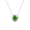 Destiny Moon August/Peridot Birthstone Necklace with Swarovski Crystals Photo