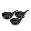 Berlinger Haus 3 Pieces Titan Coating Fry Pan Set - Emerald Collection Photo