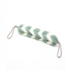 Stretchable Loofah Sponge Back Scrubber - Green & White Photo