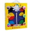 Toy Color Watercolour Paint Pallet & Paint Brush: 6 Colours Photo