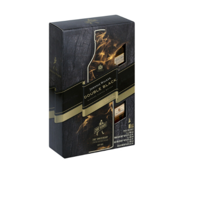 Photo of Johnnie Walker Double Black Whisky with 2 Mini 50ml's