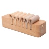 Wood 5-Channel Cable Organiser and Cord Management System Photo