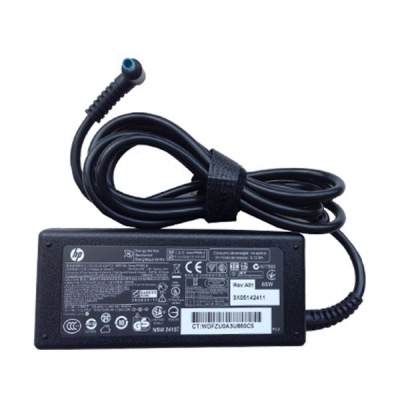 HP New Genuine 65W Smart AC Adapter Laptop Charger BluePin