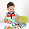 Lena Jumbo Arts & Craft Kit: Paper Tape Beads Buttons Etc. 800 Pieces Photo