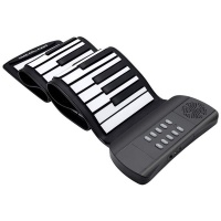 Portable Rechargeable 61 Keys Roll up Piano Keyboard
