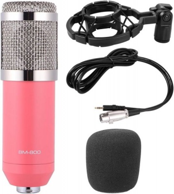 1 pieces Condenser Microphone Bundle mic kit MB800 Pink