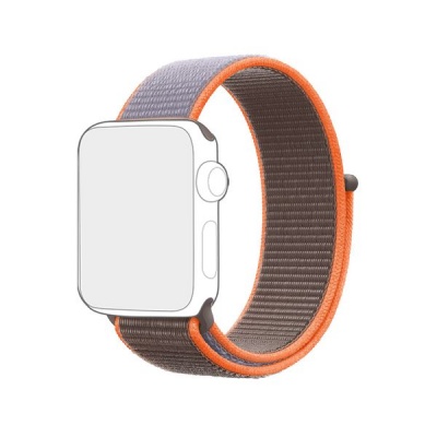Photo of PiFit Grey orange Strap/Band for Apple watch 38/40mm - Series 1-7 -
