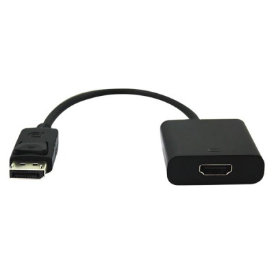 Display Port to HDMI Converter Black