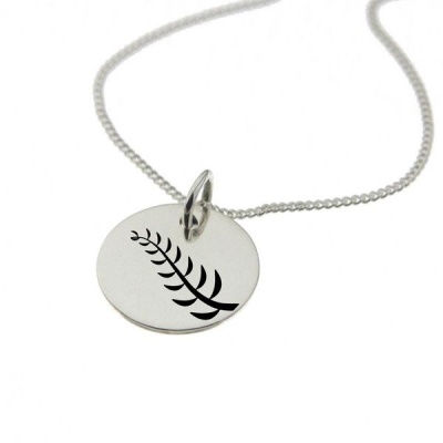 Photo of Africa Inspired by Swish Silver "Trust in God Sterling Silver Necklace"