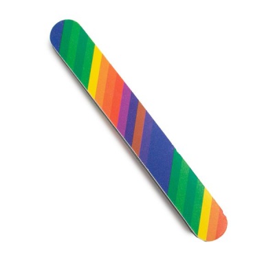 Photo of Kellermann 3 Swords Emery Nail File Double-Sided Rainbow Pattern PL 4904