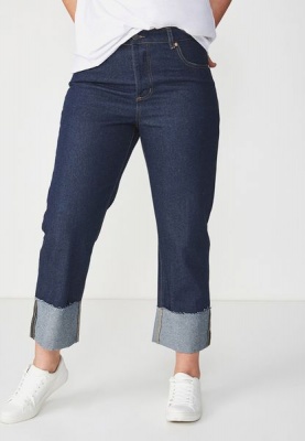 Photo of Women's Cotton On Baggy Boyfriend Jeans - Blue Wash