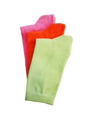 Photo of Fashion Fun Socks - Pack of 3 - Pink Green & Orange