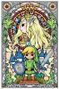 The Legend Of Zelda - Stained Glass Poster Photo