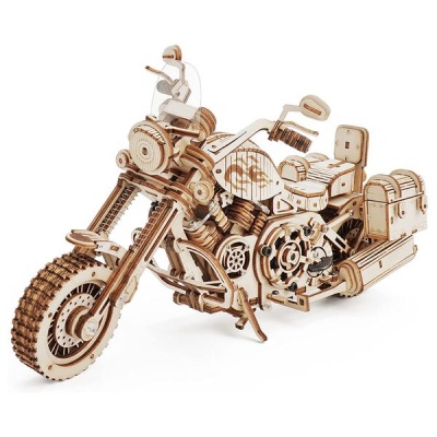 Robotime 3D Wooden Puzzle DIY Model Cruiser Motorcycle 420 Piece