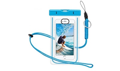Photo of Universal Waterproof Case Cell Phone Dry Bag Pouch - Blue