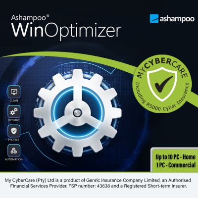 Photo of Ashampoo Win Optimizer 17 MyCybercare R5000