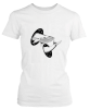 PepperSt Ladies White T-Shirt - Dimensional Whale Photo