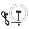 iDealShop LED Ring Light 20cm & Universal Phone Holder Kit without tripod Photo