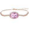 Civetta Spark Jenna Bracelet with Swarovski Light Amethyst Crystal Rosegold Photo