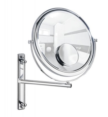 Photo of Wenko - Cosmetic Wall Mirror With Swivelling Arm - Bivona Model