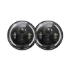 2 Piece 7" 60W LED Headlights H4 H13 Hi-Lo Beam for Jeep Photo