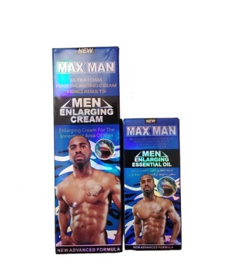 Photo of Men Enlargement Cream and Essential Oil Kit for Extra Pleasure - 2 Pack