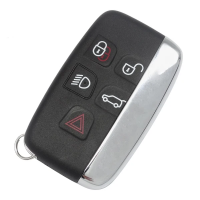 5 Button Remote Key FOB Shell Case Compatible with LandroverJaguar