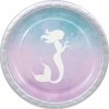 Procos Elegant Mermaid Paper Plates Large 23Cm Photo