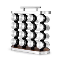 Dream Home DH Spice Rack Stainless steel seasoning cans 16 sets
