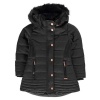 Firetrap Infant Girls Luxury Bubble Jacket - Black Photo