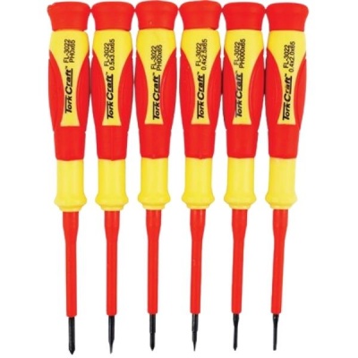 Photo of Tork Craft - Precision Electronic Insulated Screwdriver Set - 6 Pieces