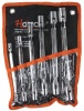 Hotec Double Flexible Socket Wrench Set 6Pieces Photo