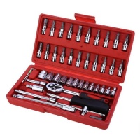 46 Pieces 14 Socket Wrench Tool Set