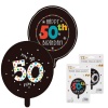 Bulk Pack x 2 Balloon Helium Foil Number 50 45cm Photo