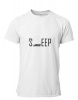PepperSt Men's White T-Shirt - Sleep Photo