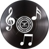 Pappa Joe – Custom Vinyl Wall Clock – Music Notes Photo