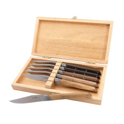 Photo of Sola Signature Steak Knife Set - 6 Pieces in Wooden Box