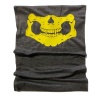Buffer Neck Warmer - 3 Set Grey Skull - Yellow Photo