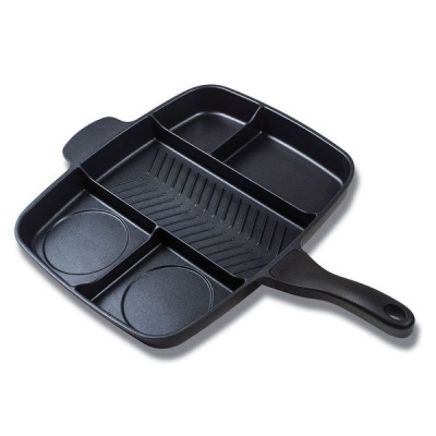 MXM 5 1 Non stick Innovative Frying Pan Griddle for Fast Cooking