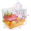 YOUDA Yellow Hamster Cage With Accessories Photo