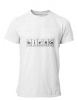 PepperSt Mens White T-Shirt - ScIeNCe Periodic Table Photo