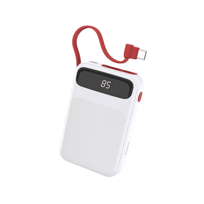 Photo of Hoco Powerful mobile power bank with built-in Type-C cable